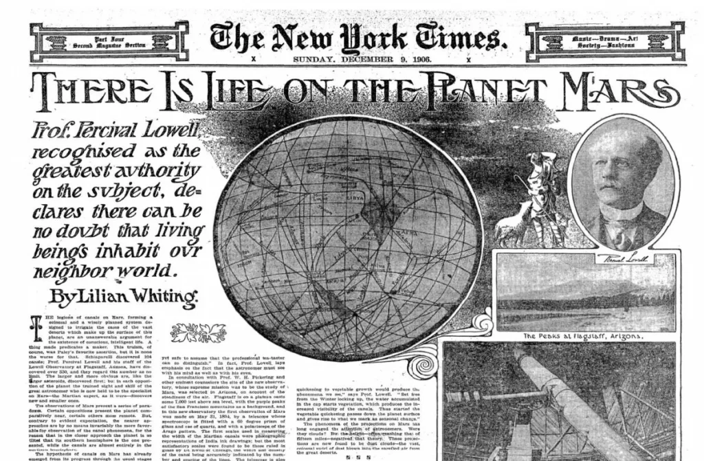 A vez em que o New York Times jurou ter achado vida em Marte
