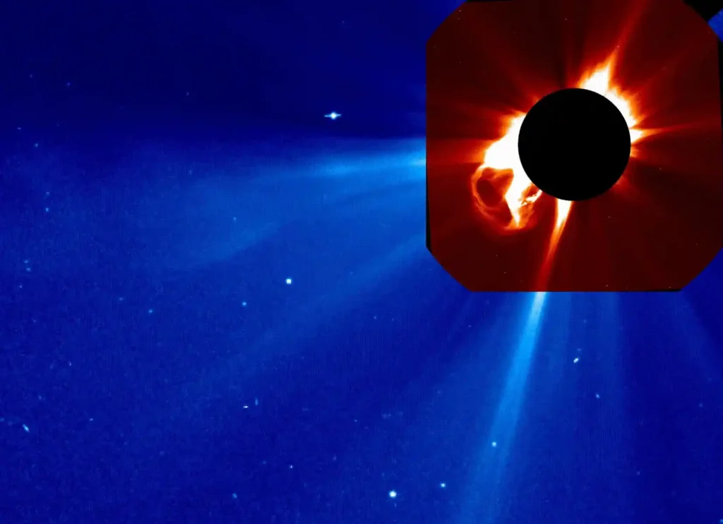 Não é só o Sol: estrela próxima é flagrada lançando jato de plasma para o espaço