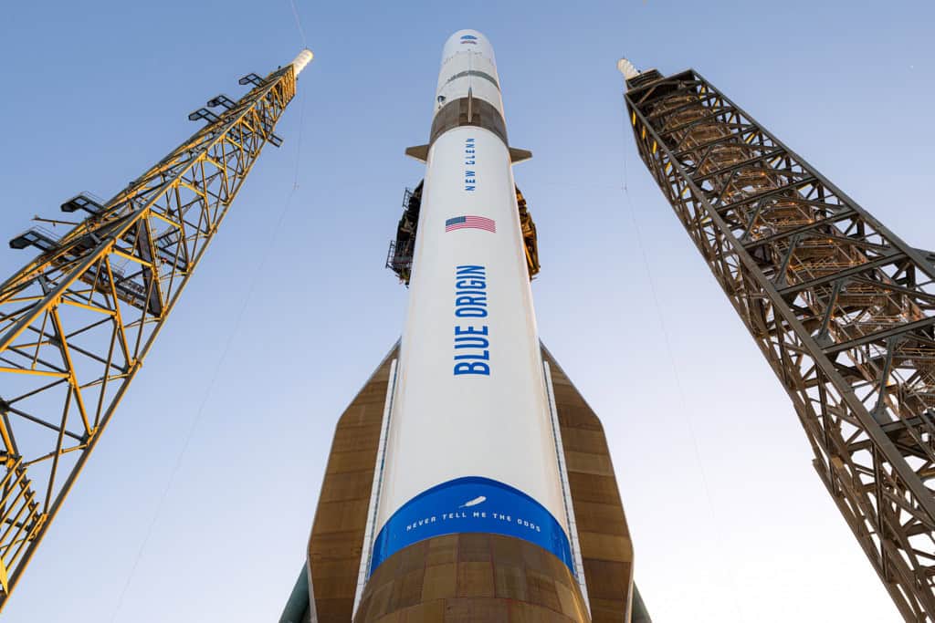 NASA e Blue Origin adiam missão a Marte a bordo do foguete New Glenn