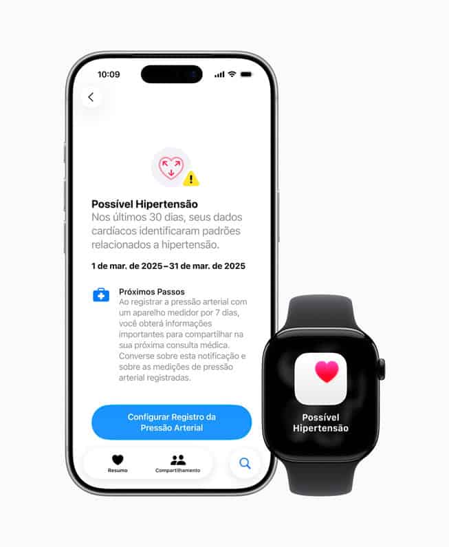 Apple libera alerta de pressão alta no Apple Watch no Brasil