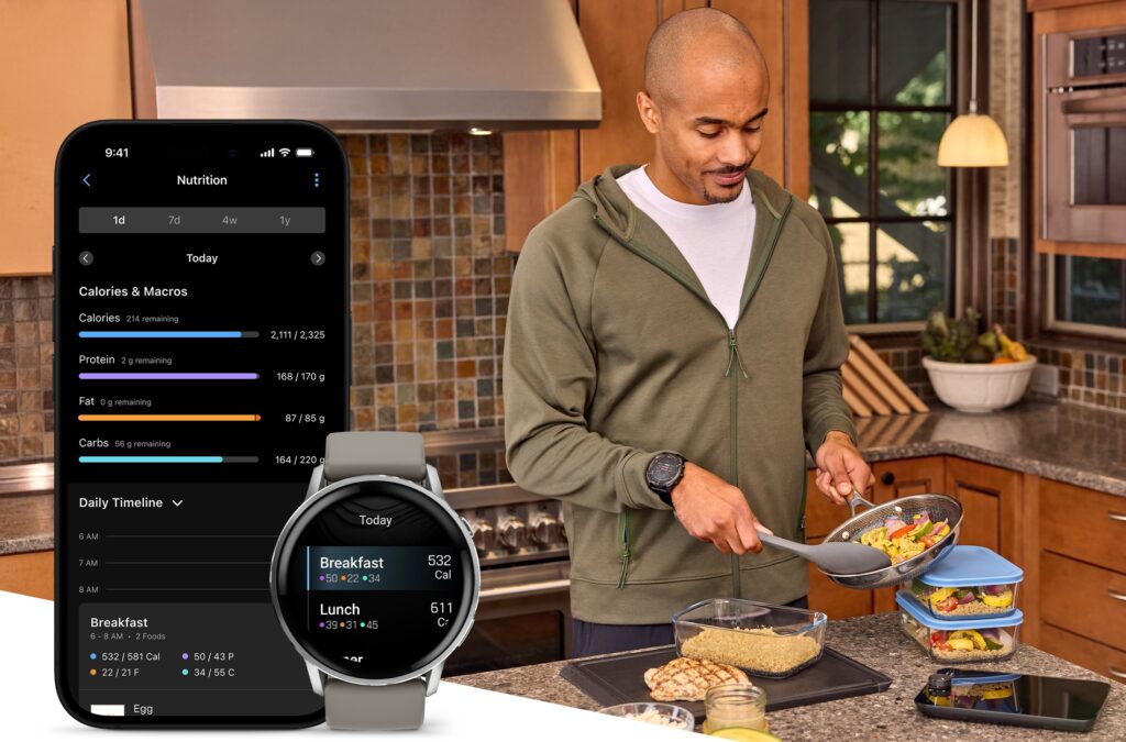 Garmin now offers nutrition tracking