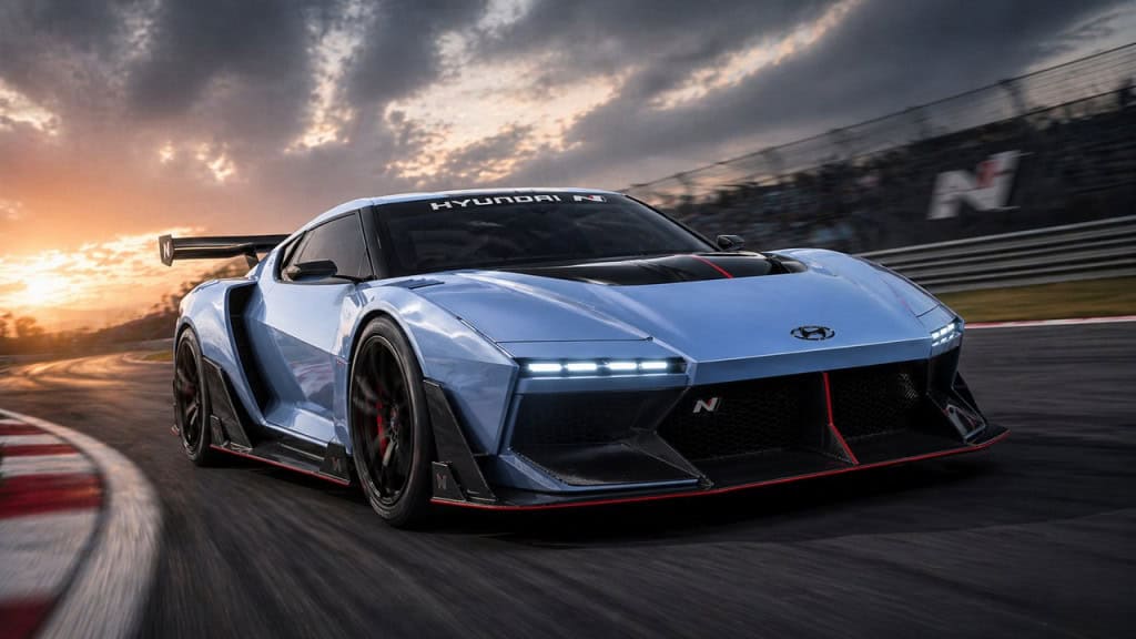 Hyundai desafia Porsche com superesportivo elétrico de 884 cv que redefine a velocidade